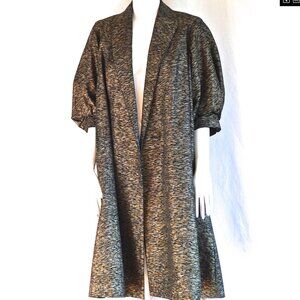 1950's Open Swing Coat With Three Quarter Sleeves